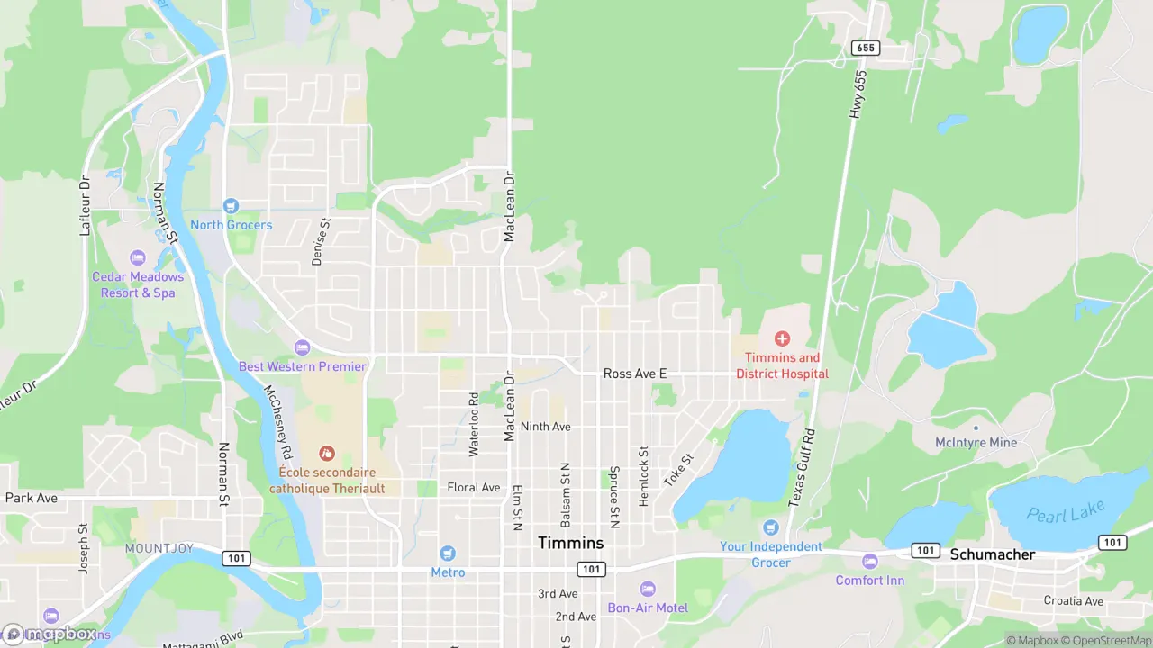 TNE - North, Timmins — HOMEH neighbourhood guide