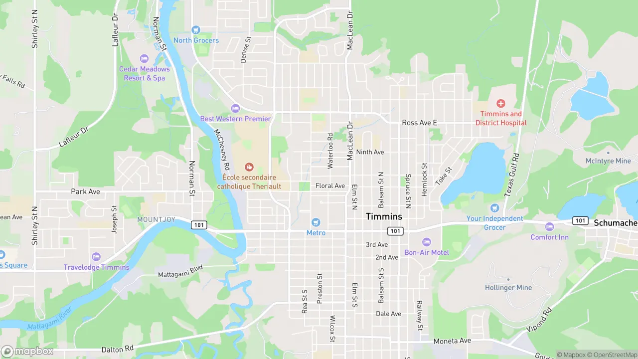 TM - TNW - Algonquin to Jubilee, Timmins — HOMEH neighbourhood guide