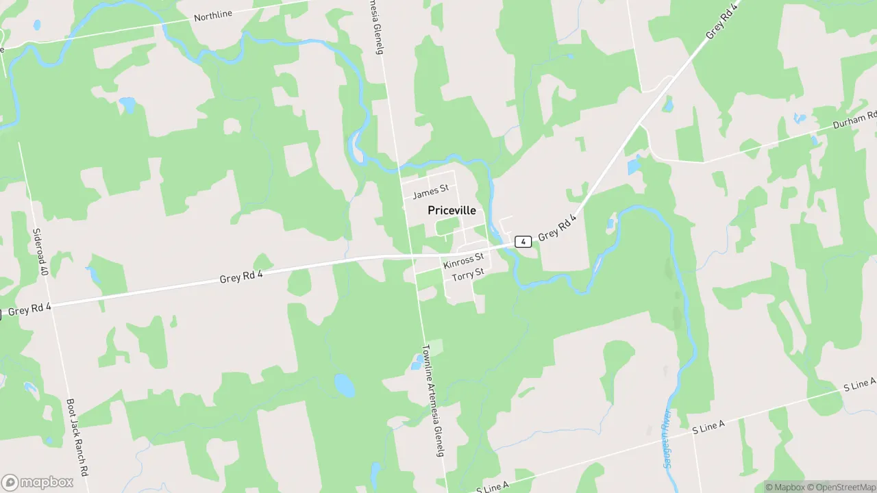 Priceville, Grey Highlands — HOMEH neighbourhood guide